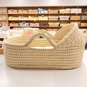 Cesta Moisés Moderna Hecha a Mano <span class=keywords><strong>para</strong></span> Dormitorio, Cuna, Regalo <span class=keywords><strong>para</strong></span> Baby Shower, Set de Cambio de Pañales - Product Image 1