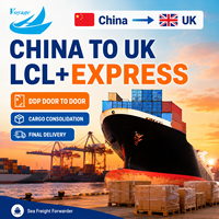 Consolidación de Carga de China al Reino Unido, Agente de Transporte de Carga LCL, Envío Exprés Marítimo, Servicio de Entrega Final