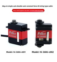 HLS3606M Codificador Magnético Micro de 6Kg.cm, Eje Simple/Doble, Servo de Bus Serial con Control de Fuerza Constante para Dedo de Mano Diestra