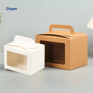 Bao bì sang trọng món quà bất ngờ hình chữ nhật cửa sổ giáng sinh <span class=keywords><strong>Craft</strong></span> Hộp giấy cho bánh kếp - Product Image 1