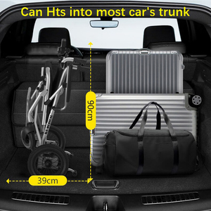 KSM-605 Healthcare Professional Lightweight Electric Power Wheelchair with Foldable Frame and 150W * 2pcs Motors for Seniors - Product Image 5