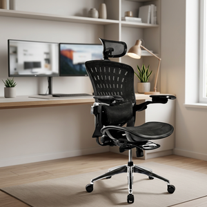 High Back Executive Modern Office <b>Chair</b> with Lockable Tilt Mechanism Lumbar Support Breathable Mesh Seat for Computer Home Use - Product Image 2
