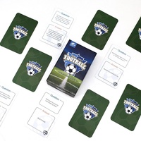 Cartes de poche sur les compétences et les règles du football, jeu de questions-réponses personnalisable pour les fans, adapté aux familles