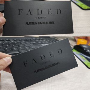 Custom Black <strong>Business</strong> <strong>Cards</strong> With UV Logo Design Double Sided Offset Printing Kraft Paper Cardboard Material Greeting Postcards - Product Image 2