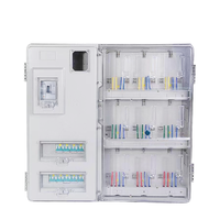 Caja de Distribución Monofásica Transparente Enchufable, Resistente a la Lluvia y al Sol, con Clasificación IP54, Fabricada en PC ABS GF, Certificación CCC, PXD2-901