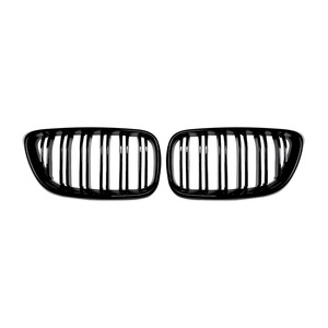 Grille avant noire simple ou double ligne verticale pour BMW Série 2 F22 F23, remplacement du pare-chocs avant, pour mise à niveau 2014-2019 - Product Image 5