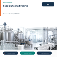 Natrium Dihidrogen Fosfat MSP 25KG Kemasan Kantong Kelas Makanan Buffer NaH2PO4 Pancheng Bahan Halus Kemurnian 98%