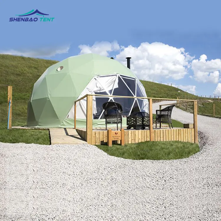 Di alta Qualità Esterna glamping tenda a cupola Geodetica Della Cupola Esercito Militare Tende Da Campeggio Per La Vendita