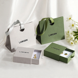 <span class=keywords><strong>2025</strong></span> thời trang tùy chỉnh hộp đồ trang sức bao bì với logo riêng của bạn cho Vòng Cổ Vòng Bông tai - Product Image 1