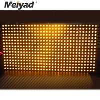 Module d'écran LED pour l'extérieur, P10, jaune, taille 32x16, couleur unique