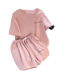 Set regalo 2025 ricamato di monther's Day set di abbigliamento femminile set due pezzi per donna - Product Image 1