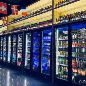 Refrigerador Vertical con Puertas de Vidrio, Enfriador de Bebidas, Congelador de Vegetales, Congelador de Bebidas en Venta - Product Image 5