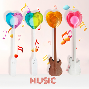Piruleta Musical Personalizada <span class=keywords><strong>Sin</strong></span> Azúcar de Feliz Cumpleaños o Feliz Navidad para Regalos Infantiles - Product Image 1