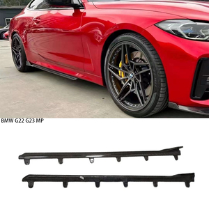 For 4 Series G22 Coupe/G23 Convertible Style Carbon Fiber Side Skirts 2020-2025 - Product Image 1