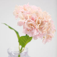 Bouquet de mariée en fleurs d'hortensia artificielles effet naturel, plante de bureau, décoration de mariage, petit arrangement réaliste et vibrant pour cadeau