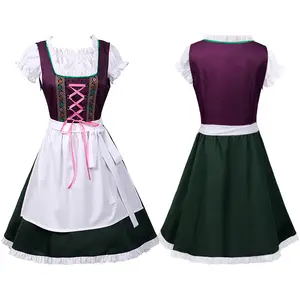 Halloween carnival Germany Beer festival dress Overalls suit Bavarian women's dress classic role play fancy party dress