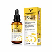 OEM ODM Sérum blanchissant pour le visage et les soins de la peau de marque privée Sérum anti-âge au curcuma à la vitamine C