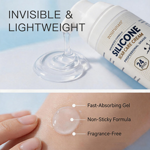 Crème cicatrisante au silicone professionnelle Zourunan 50g, formule avancée à efficacité <span class=keywords><strong>24H</strong></span>, gel de réparation rapide pour les cicatrices chirurgicales, d'acné, de brûlures et corporelles - Product Image 6