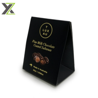 Sacs cadeaux en papier d'art recyclable noir mat avec logo en feuille d'or personnalisée, 157 g/m², avec poignée et fermeture magnétique