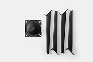 Furniture Leg Industrial Design Style Black Metal Steel Powder Coated 4-legged Restaurant And Hotel Outdoor Dining <strong>Table</strong> <strong>Base</strong> - Product Image 4