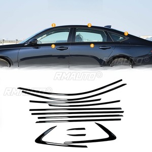 Bande décorative pour vitres de voiture en acier inoxydable, cadre de porte extérieur pour Honda Accord 2018-2025, kit carrosserie, accessoires de voiture - Product Image 3