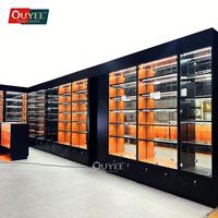 Vitrine de Comptoir Pliable en Verre Trempé OUYEE pour Magasins de Tabac – Garantie 3 Ans, Taille/Couleur Personnalisables, Conception Gratuite