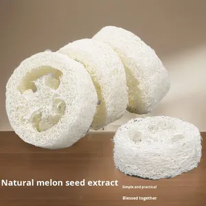 Portasapone Rotondo in Luffa all'Ingrosso, Eco-friendly, Fette di Spugna Luffa per la Produzione di Sapone - Product Image 2