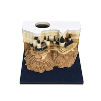 Vente d'usine : Bloc-notes en papier 3D Harry Potter, divers designs, avec notes autocollantes Château de Poudlard