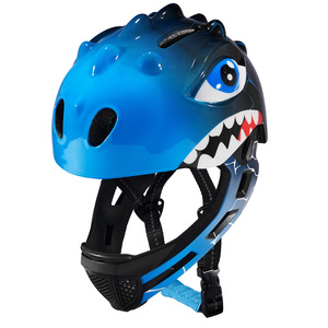 <span class=keywords><strong>Casco</strong></span> Integral 2 en 1 para Niños con Diseño de Dinosaurio 3D, Protector de Barbilla <span class=keywords><strong>Desmontable</strong></span> y Resistencia a Impactos de EPS de Alta Densidad, Venta al Por Mayor - Product Image 1