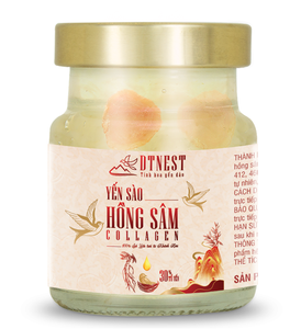 Dtnest Hầm Chim Tổ Với Nhân Sâm Đỏ Và Collagen Protein Giàu Uống Trong 6-Jar Hộp Quà Tặng Cho Người Lớn Và Trẻ Em - Product Image 1