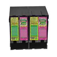 2024 nouveaux produits présentoir de loterie dépanneur assemblage détachable compteur acrylique vitrine de billets de loterie