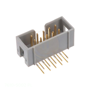 制造商通道接头公头引脚 HDR 插座薄型 10 针 7610-5002 <span class=keywords><strong>PL</strong></span> 矩形连接器 - Product Image 1