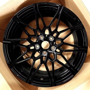 Nouvelles jantes en alliage d'aluminium forgé <span class=keywords><strong>TR</strong></span> 18" 19" 20" 21" à rayons multiples noires pour les séries 345/7 X3/X5 - 5x114.3 PCD 30mm ET - Product Image 3