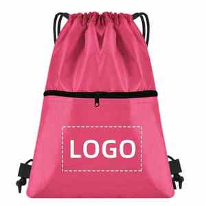 ถุงซิปขายส่งยอดนิยม ถุงเก็บของแบบมีเชือกผูก พร้อมโลโก้สั่งทำพิเศษ - Product Image 6