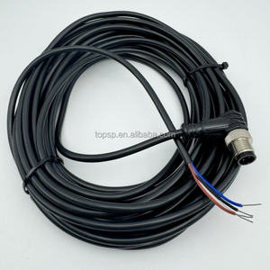 電子用途向けM12エルボーケーブルコネクタ4ピンオープンIOトリガーカメラケーブル - Product Image 2