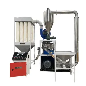 PVC PE plastik pulverizer PET şişe artıkları geri dönüşüm öğütme makinesi