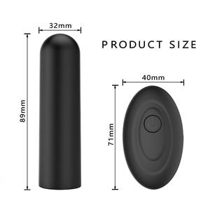 I migliori vibratori proiettili Wireless elettrici a 10 velocità più potenti stimolazione clitoridea telecomando vibratore a proiettile giocattolo del sesso - Product Image 6