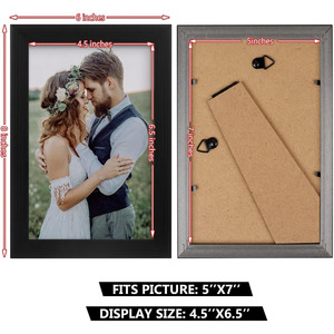Lot de 10 cadres <span class=keywords><strong>photo</strong></span> pour <span class=keywords><strong>collage</strong></span> mural ou présentation sur table, ensemble de cadres de galerie pour la famille, plusieurs tailles - Product Image 6
