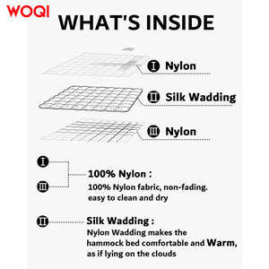 WOQI बड़ा डबल उच्च गुणवत्ता वाला सरल और सुरुचिपूर्ण कॉटन झूला इनडोर और आउटडोर गार्डन कोर्टयार्ड बीच कैम्पिंग के लिए उपयुक्त है - Product Image 4