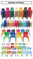 Ensemble de tables et chaises hexagonales en plastique durables, bureaux ergonomiques pour la maternelle, meubles multicolores pour enfants
