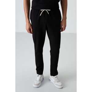 Conjunto Deportivo para Hombre, Negro, de Algodón, Corte Holgado, Casual, Transpirable, Diseño Simple, Manga Corta para Adultos - Product Image 2