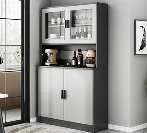 <span class=keywords><strong>Buffet</strong></span> de cuisine moderne <span class=keywords><strong>en</strong></span> bois, meuble de rangement autoportant avec tiroirs, portes et étagères pour <span class=keywords><strong>salle</strong></span> <span class=keywords><strong>à</strong></span> <span class=keywords><strong>manger</strong></span> - Product Image 5