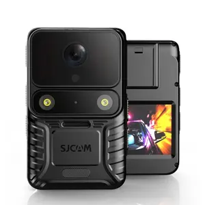 SJCAM A10 Caméra d'application de la loi portable Caméras corporelles portables Commutateur IR-Cut B/W Vision nocturne Lampe laser Caméra d'action infrarouge