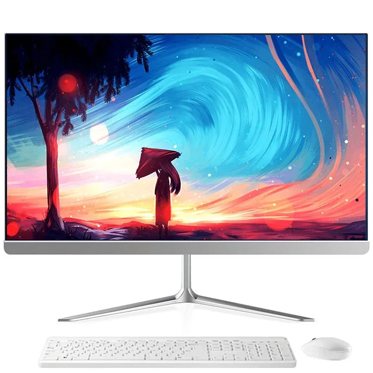 AIWO Desktop Computer Manufacturers 24 Inch All-in-one PC Core I5 I7 Gaming Business All In One Computers PC
