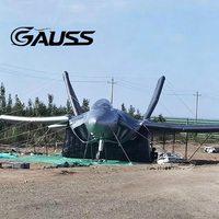 Avion RC Gonflable Géant avec Pompe à Air Électrique, Modèle Publicitaire pour Fête, Spectacle Extérieur, avec Hélium et Air