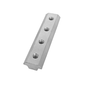 Tuerca en T de producción en masa al por mayor, tuerca con ranura en T M8, proveedor M6 con longitud de ranura, 4 agujeros - Product Image 3