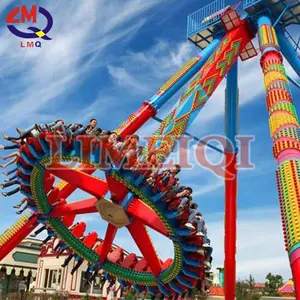 Pretpark Roterende Vliegende Ufo Rides Grote Frisbee Swing Hamer Slinger