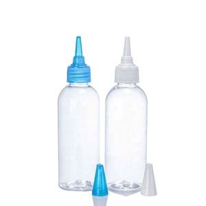 ขวดหยดพลาสติก PET ขนาด 100 มล. พร้อมฝาเกลียว สำหรับน้ำมันใส่ผมแบบนิ่มและน้ำยาย้อมผม - Product Image 3