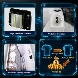 <span class=keywords><strong>Imprimante</strong></span> Directe sur Film Kingjet DTF A3 Machine d'Impression Textile <span class=keywords><strong>Epson</strong></span> DTF XP600 I3200 <span class=keywords><strong>Imprimante</strong></span> DTF pour T-shirt et Tissu - Product Image 5