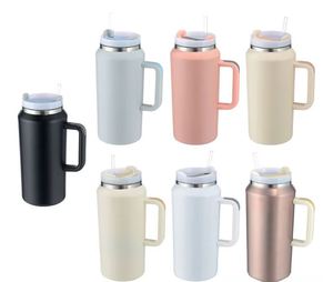 Cross-border 304 Stainless Steel Vacuum Thermos <b>Cup</b> 64oz Thick <b>Large</b> Capacity Cold Water Outdoor Portable Sports American-style - Product Image 3